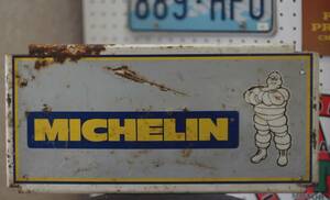 リアルダメージ ヴィンテージ看板 MICHELIN ミシュラン ビバンダム ミシュランマン 所ジョージ 世田谷ベース ヴィンテージ ガレージ F1