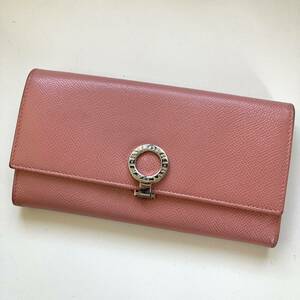 ブルガリ　BVLGARI 長財布　ピンク　レディース