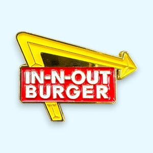 IN-N-OUT BURGER バーガー ピン ピンバッジ バッジ 【メール便可】