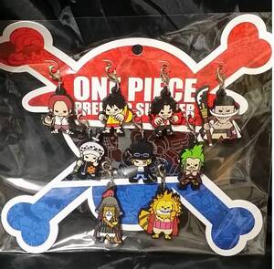 116◇ラバーチャームセット USJ 2017 ユニバーサル・ジャンプサマー ワンピース ONE PIECE コレクション 限定 希少 collection charm set