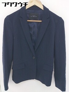 ◇ green label relaxing UNITED ARROWS シングル1B 長袖 テーラードジャケット サイズ38 ネイビー レディース