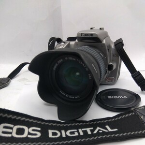 Canon EOS Kiss Digital N DS126071 / SIGMA 18-200mm 3.5-6.3 キャノン 一眼レフカメラ デジタルカメラ　動作品