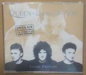 奇跡の新品未開封 Queen + David Bowie/Under Pressure 仏盤 Enhanced CDS