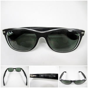 ☆[A34]Ray-Ban　レイバン　NEW WAYFARER ニューウェイファーラー　RB2132-F　6052 55□18 3N　サングラス