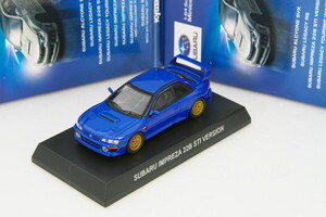 京商 1/64 スバル インプレッサ 22B STI バージョン ブルー スバルミニカーコレクション1 1/64 Subaru IMPREZA 22B STI VERSION blue