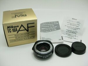 ★ハローカメラ★1円スタート★3692 ニコン Nikon/TC-16A・テレコンバーター1.6X　動作品 現状 即決有り★箱有 美品★