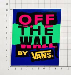 OFF THE WALL BY VANS RARE ステッカー オフザウォール バイ ヴァンズ レア ステッカー