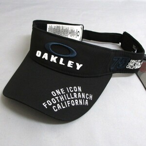 オークリー バイザー FOS901581-02E FIXED VISOR FA 23.0 ブラックアウト★送料無料 OAKLEY フィックスド サンバイザー ブラック Black