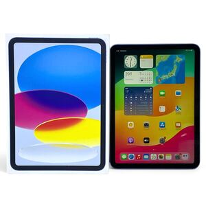 R♪ 美品 Apple iPad 第10世代 10.9インチ Wi-Fiモデル 256GB ブルー MPQ93J/A A2696 本体/外箱付き 初期化済み