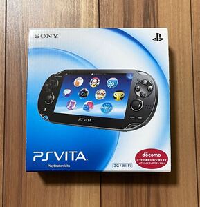 【動作確認済】 PlayStation Vita 3G/Wi-Fiモデル クリスタル・ブラック PCH-1100AB01 / PSVita