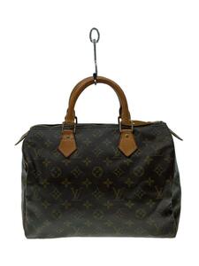 LOUIS VUITTON◆1)スピーディ30_モノグラム・キャンバス_BRW/PVC/BRW/総柄