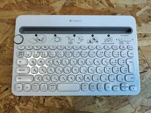 ロジクール ワイヤレスキーボード K480WH Bluetooth キーボード ワイヤレス無線 Windows Mac iOS Android Chrome K480 ホワイト 国内正規品