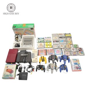 1円スタート ゲーム機 ソフト 30点セット Nintendo 任天堂 等 スーパーファミコン 等 マリオパーティー ポケモンスタジアム2 等 動作未確認