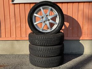 ★売切★ムーヴ他★訳あり★YOKOHAMA★ice GUARD iG60★155/65R14★スタッドレスタイヤ＆社外アルミホイール★４本セット★(106