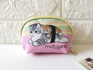 台湾限定!!★即決♪ 正規品!! モフサンド（mofusand）親子お寿司にゃん 猫 ねこ ネコ シェルポーチ・小物ポーチ♪