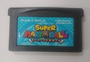 任天堂 ニンテンドー ゲームボーイアドバンス GBA ゲームソフト スーパーマリオボール 動作確認済み