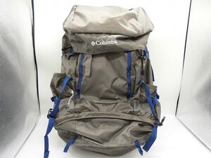 キングラム[41]Columbia コロンビア バックパック レインカバー付 マウンテン スクエアー リュック デイバック 登山 グレー/ブルー 5707