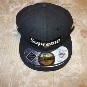 即決 supreme gore-tex box logo new era 紺 7 5/8