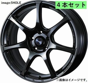 個人宅発送可能 ウェッズ スポーツ Weds Sport 18X8.5J +50 5穴 PCD114.3 HBC2 ホイール 4本セット SA75R エスエーナナゴーアール(74034)