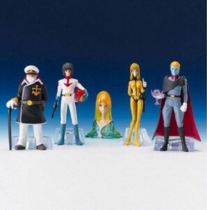  【未開封】廃盤 全5種 宇宙戦艦ヤマト フィギュアコレクション沖田十三 古代進 森雪 デスラー総統 スターシャ コンプ