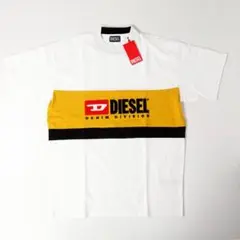 新品 DIESEL T-STREAP-DIVISION Tシャツ ホワイト M