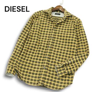 DIESEL ディーゼル 通年★ 長袖 チェック シャツ Sz.S メンズ　A4T13853_C#C