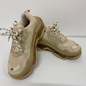 08w5585★1円~ バレンシアガ BALENCIAGA TRIPLE S WOMEN Clear sole 544351 25.0cm US5 UK8 EU38 スニーカー 中古品