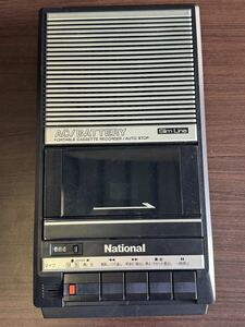 National ナショナル　MODEL NO.RQ-2104 昭和レトロ　カセットテープレコーダー　現状渡し