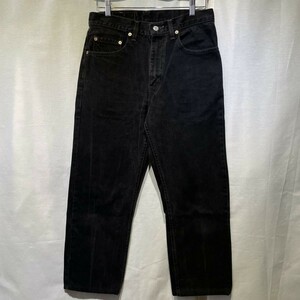 W32 90s Levi’s 505 サルファ ブラックデニム パンツ カナダ製 ビンテージ 黒 リーバイス 501