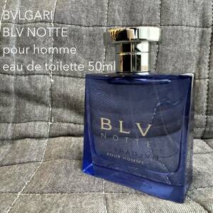 BVLGARI ブルガリ BLV ブルー ノッテ プールオム オードトワレ 50ml 香水 BVLGARI BLV NOTTE pour homme eau de toilette