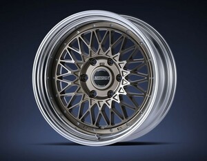 CRS ESSEX ホイール ENCM-18 2ピース 18×8.5J -7～+50 1本 ブロンズ(BZ)/アルマイト ハイエース 200系 2004年8月～