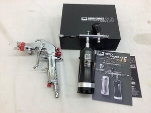 aurochs AERO CROSS ver.3.5/エアコンプレッサー＆エアブラシセット/SK11ノズル 未使用品 ACB