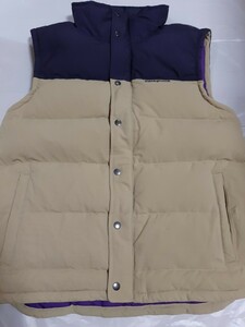 patagonia　パタゴニア　ダウンベスト　Msize　ベスト VEST ダウン ブラウン　ベージュ　メンズ　アウトドア