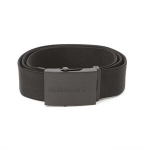 1496937-MAMMUT/ロゴベルト アウトドアベルト Mammut Logo Belt BLACK ブラック/