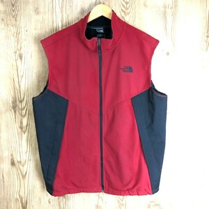 ツートン切り替え THE NORTH FACE ベスト メンズXL ノースフェイス アウトドア 古着 e24022817