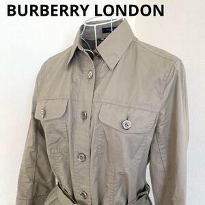 BURBERRY LONDON バーバリーロンドンシャツワンピース 38M