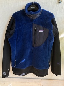 パタゴニア　ハーフジップジャケット　ポーラテック　サイズM patagonia POLARTEC　アメリカ製　起毛フリースW812F　中古品