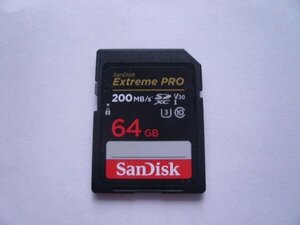 SanDisk　Extreme PRO　SDXCカード　64GB　200MB/s