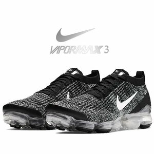 ★人気 格安 NIKE AIR VAPORMAX FLYKNIT3 黒 オレオ 27.5 ナイキ ヴェイパーマックス ストリート スニーカー ブランド エアマックス