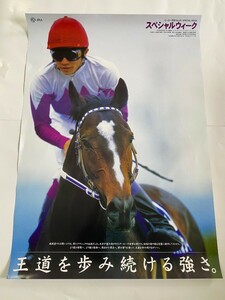 スペシャルウィーク ヒーロー列伝 JRA ポスター