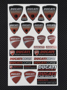 DUCATI CORSE ドゥカティ シェル ステッカー シール デカール セット シート 送料無料