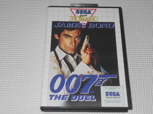 SEGA Master System★JAMES BOND 007 THE DUEL 海外版 北米版 端子清掃済★箱付・説明書付・ソフト付