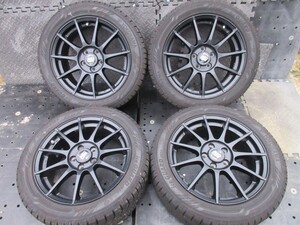 極上冬用!!OZ racing MSW MS85 高年式 薄イボ残りYOKOHAMA ICE GUARD IG60 215/50R17 VOLVO(ボルボ) S60 V60 V70 C70 V40 V50 カブリオレ