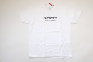 (M)Supreme Shop TeeシュプリームショップTシャツ白ボックス クラッシクロゴ