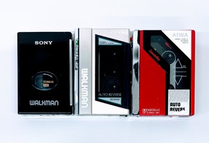 SONY WALKMAN WM-40 WM-509 AIWA HS-F7 ソニー ウォークマン アイワ カセットボーイ 3点 まとめて カセットプレーヤー