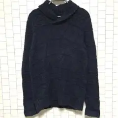 American Eagle Outfitters ショールカラーニット 紺