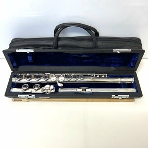 【86】1円～ SANKYO FLUTE 三響フルート SILVERSONIC シルバーソニック 49706 212 SV925刻印あり フルート ケース クリーニングロッド付き