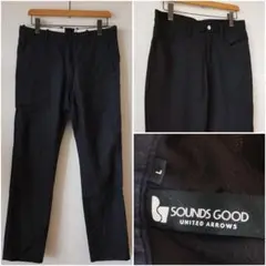 美品　SOUNDS GOODS ユナイテッドアローズ　ジャージ　スラックス　黒