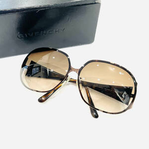 1円～★GIVENCHY　ジバンシイ　サングラス　メガネ　ブラウン　4Gロゴ　レディース　67□10　Y411-19