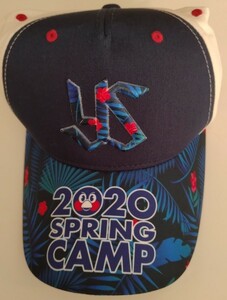未使用 非売品ヤクルトスワローズ 2020 スプリングキャップ ミズノ製 帽子 応援グッズ キャンプ限定 春季キャンプ 浦添